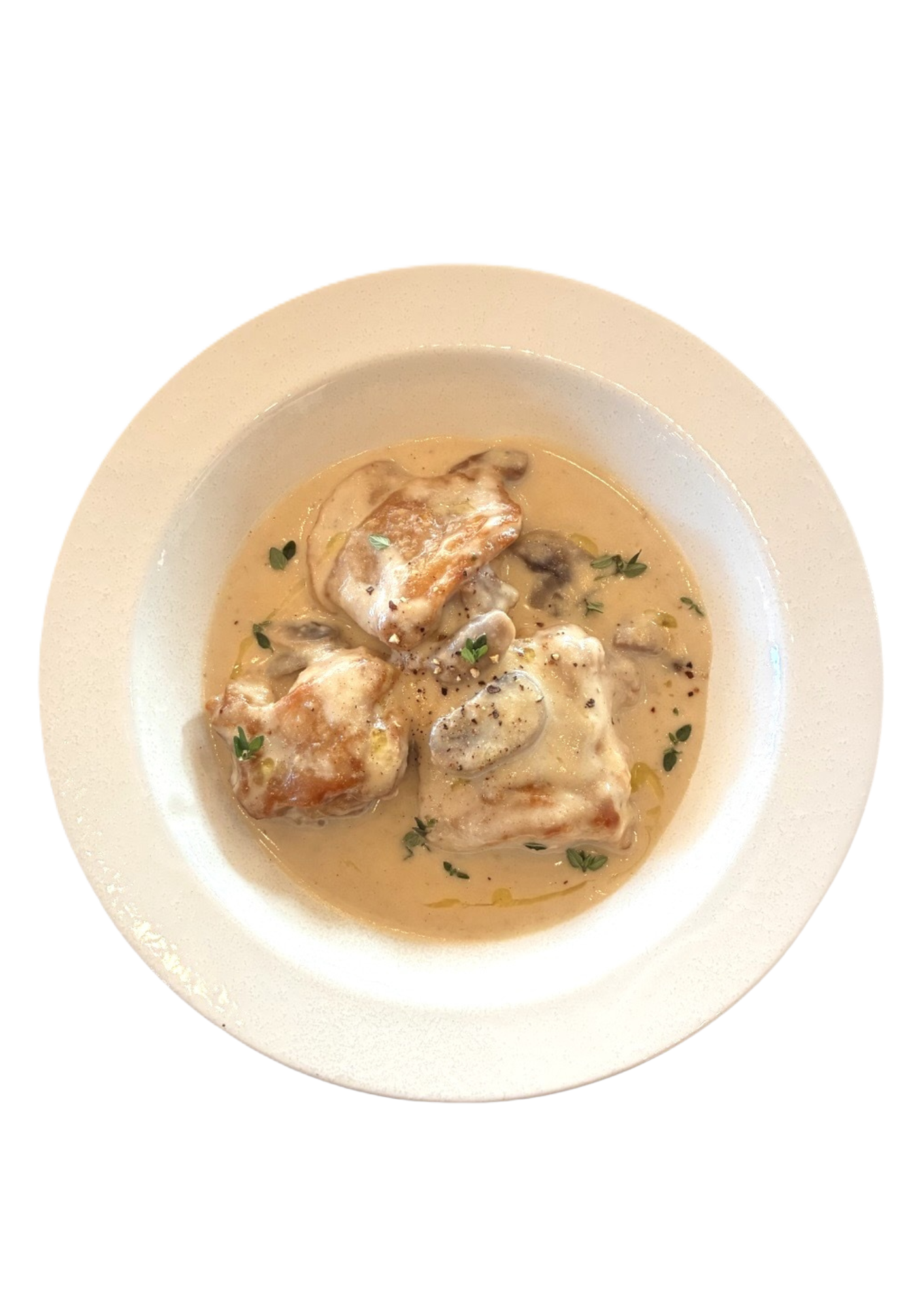 森のチキンのクリーム煮込み